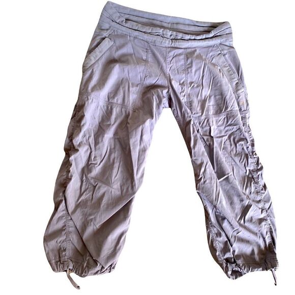 Lululemon Gray Studio Crop Athletic Pants Size 8 - Picture 1 of 7